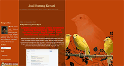 Desktop Screenshot of jualburungkenari.blogspot.com