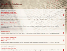 Tablet Screenshot of debatesextraclasse.blogspot.com