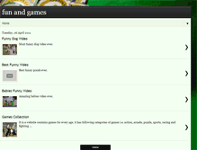 Tablet Screenshot of gamesnfungames.blogspot.com