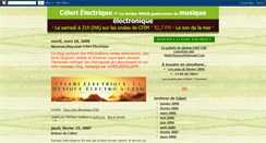 Desktop Screenshot of celeri-electrique.blogspot.com