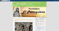 Desktop Screenshot of elparroquianoaldiainternacionales.blogspot.com