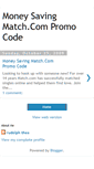 Mobile Screenshot of moneysavingmatchpromocode.blogspot.com