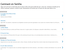 Tablet Screenshot of caminantenfamilia.blogspot.com