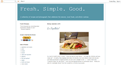 Desktop Screenshot of freshsimplegood.blogspot.com