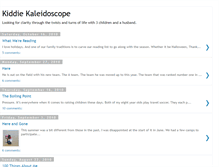 Tablet Screenshot of kiddiekaleidoscope.blogspot.com
