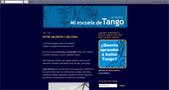 Desktop Screenshot of miescueladetango.blogspot.com