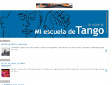 Tablet Screenshot of miescueladetango.blogspot.com