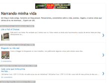 Tablet Screenshot of narrandominhavida.blogspot.com