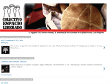 Tablet Screenshot of colectivoespacioliberado.blogspot.com
