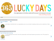 Tablet Screenshot of 365luckydays.blogspot.com