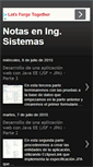 Mobile Screenshot of notasensistemas.blogspot.com
