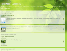 Tablet Screenshot of bio-interaction.blogspot.com