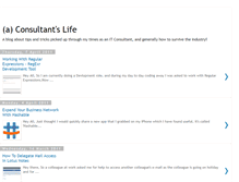 Tablet Screenshot of consultantslife.blogspot.com