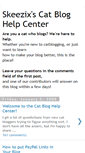 Mobile Screenshot of catbloghelp.blogspot.com