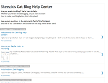 Tablet Screenshot of catbloghelp.blogspot.com