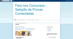 Desktop Screenshot of feranosconcursos.blogspot.com
