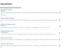 Tablet Screenshot of adria-manualitats.blogspot.com