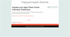 Desktop Screenshot of happyscrapper-baczek.blogspot.com