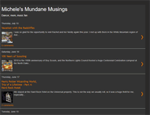 Tablet Screenshot of michelesmundanemusings.blogspot.com