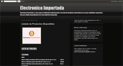 Desktop Screenshot of electronicaimportada.blogspot.com