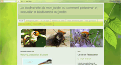 Desktop Screenshot of biodiversite-dans-un-jardin.blogspot.com