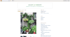 Desktop Screenshot of leanandgreen.blogspot.com