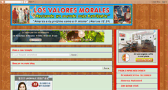 Desktop Screenshot of los-valoresmorales.blogspot.com