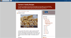 Desktop Screenshot of carmensfamilyrecipes.blogspot.com