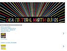 Tablet Screenshot of casaculturalmartinolivos.blogspot.com