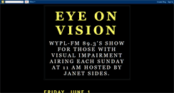 Desktop Screenshot of eyeonvision.blogspot.com