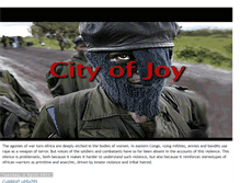 Tablet Screenshot of cityofjoydrc.blogspot.com