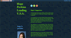 Desktop Screenshot of hopeperkinsleading.blogspot.com