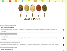 Tablet Screenshot of justapinchrecipeclub.blogspot.com