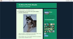 Desktop Screenshot of os-meus-pes-pelo-mundo.blogspot.com