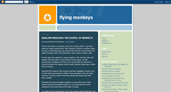 Desktop Screenshot of flyingmonkeys.blogspot.com