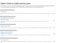 Tablet Screenshot of indiancyberlaws.blogspot.com