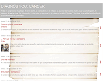 Tablet Screenshot of cuandoeldiagnosticoescancer.blogspot.com
