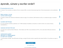 Tablet Screenshot of escribe-verde.blogspot.com