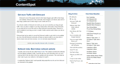 Desktop Screenshot of contentspot.blogspot.com