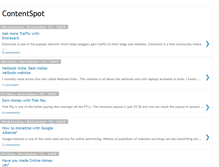 Tablet Screenshot of contentspot.blogspot.com