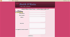 Desktop Screenshot of butikdratu.blogspot.com