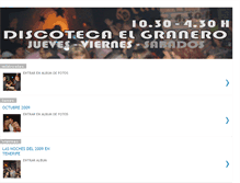 Tablet Screenshot of discoelgranero.blogspot.com