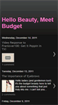 Mobile Screenshot of hellobeautymeetbudget.blogspot.com