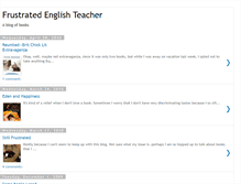 Tablet Screenshot of frustratedenglishteacher.blogspot.com