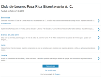 Tablet Screenshot of clubdeleonespozaricabicentenario.blogspot.com
