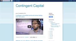 Desktop Screenshot of contingentcapital.blogspot.com