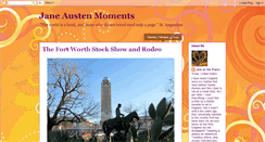 Desktop Screenshot of janeaustenmoments.blogspot.com