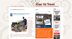 Desktop Screenshot of khaoyai-travel.blogspot.com
