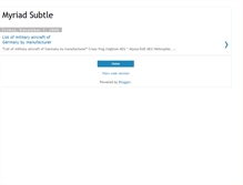 Tablet Screenshot of myriad-subtle.blogspot.com