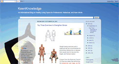 Desktop Screenshot of keenknowledge.blogspot.com